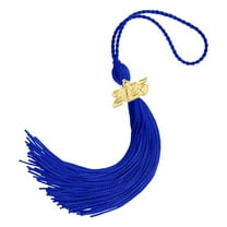 Graduation Cap Tassel with Gold and Silver Threads, Decorative Academic Tassel for Ceremony Events and Party Photo Props by VINOIC