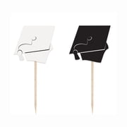 Graduation Cap Toothpicks, 8ct