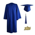 thumbnail image 1 of Graduation Cap and Gown Class of 2025 Set Bulk with Tassel for High School & College, 1 of 8