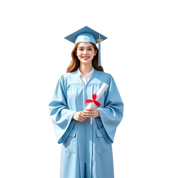 Graduation Cap and Gown for Adults 2026 Tassel Graduation Gown Set for ...