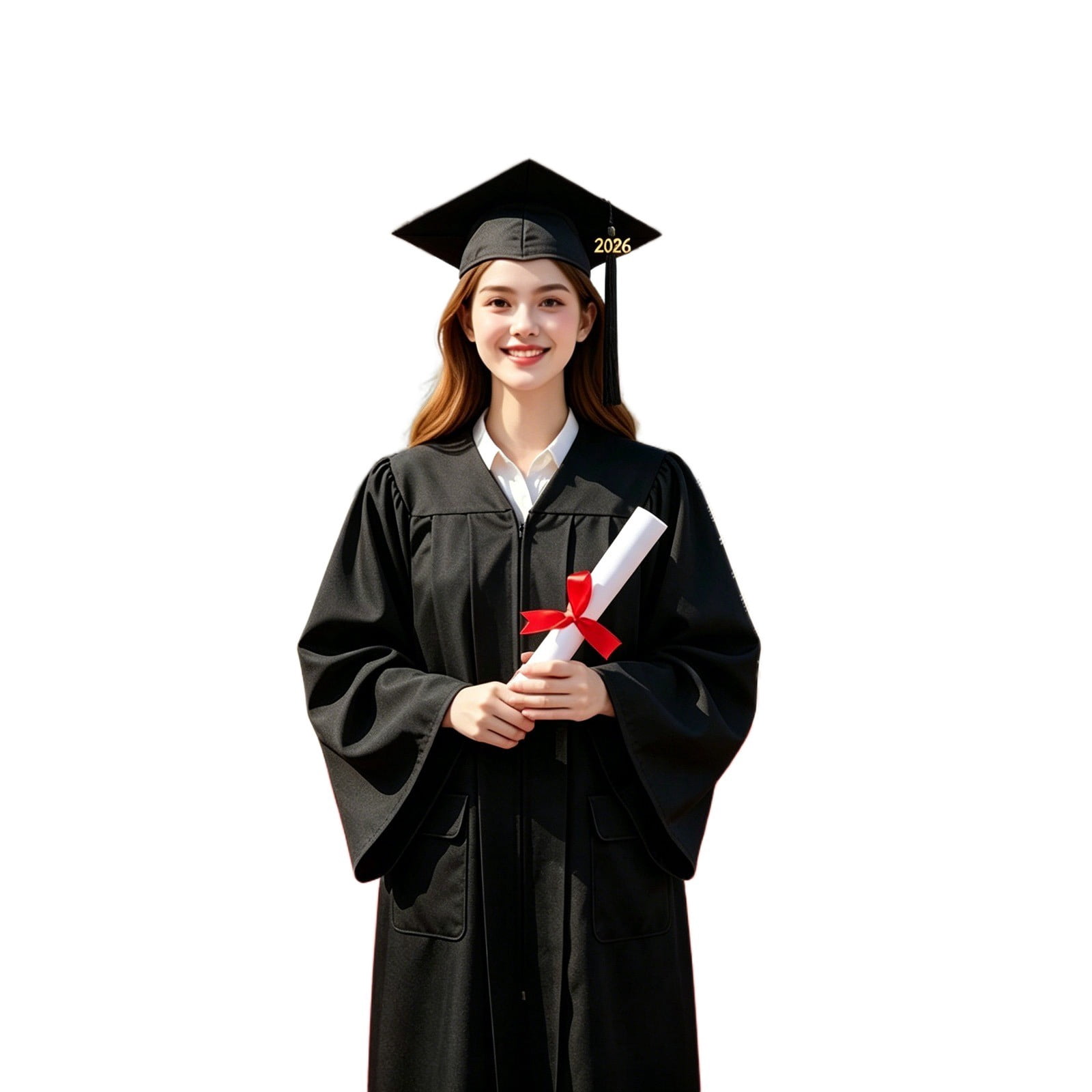 Graduation Cap and Gown for Adults 2026 Tassel Graduation Gown Set for ...