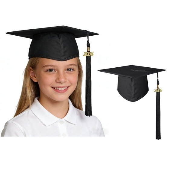 Graduation Cap for Kids Black Graduation Cap with Tassel 2026 Graduation Celebration