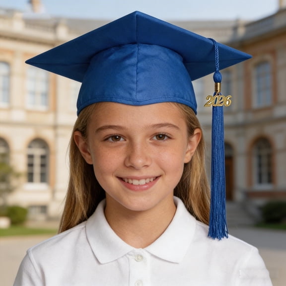 Graduation Caps Blue Graduation Cap with Tassel Graduation Hats