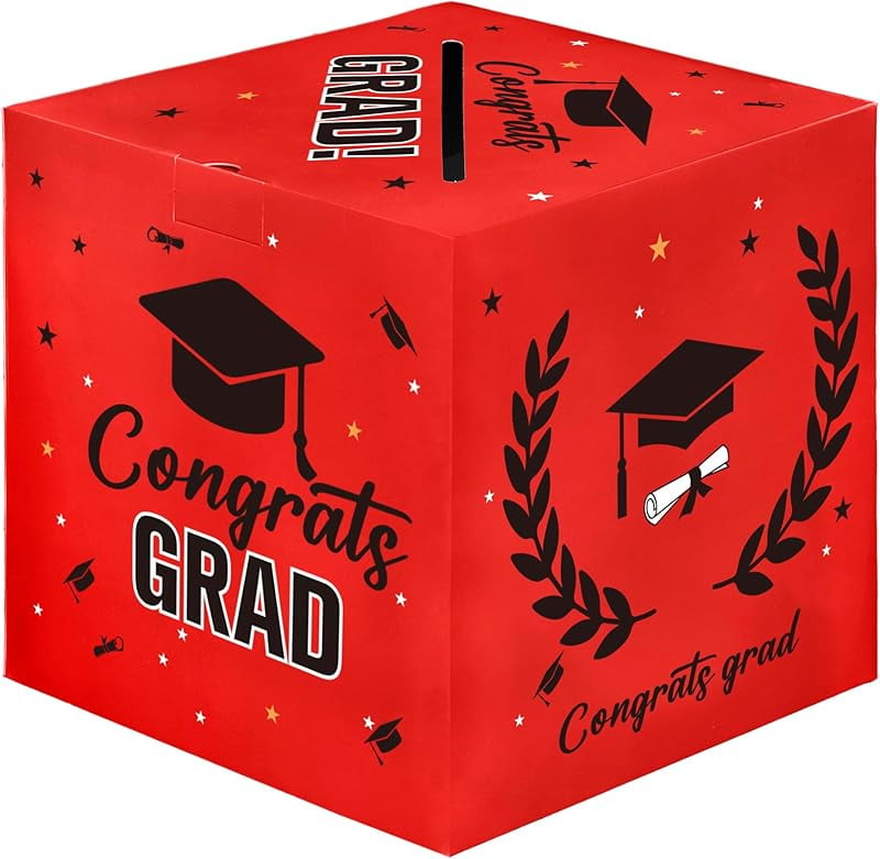 Graduation Card Box, 2025 Graduation Party Decorations, Card Boxes for ...