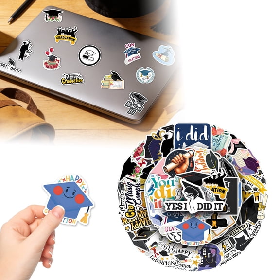 Graduation Celebration Stickers Pack For Scrapbooking Cards And Party
