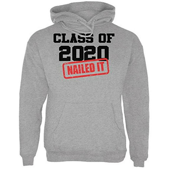 Graduation - Class of 2020 Nailed It Mens Hoodie Storm Grey LG