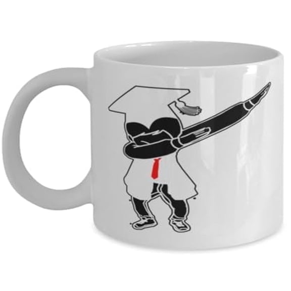 Graduation 11 oz Coffee Mug - Unique Student Gift White Ceramic
