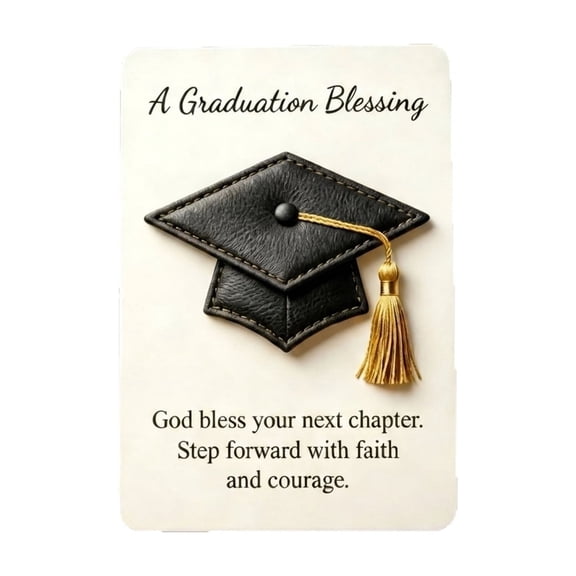 Graduation Congratulation Card, 3D Graduation Cap Pocket Hug Card, Inspirational Quote Keepsake Gift, Encouragement Wallet Card, Portable Token for New Beginnings, Ideal for Party Favors,1PC
