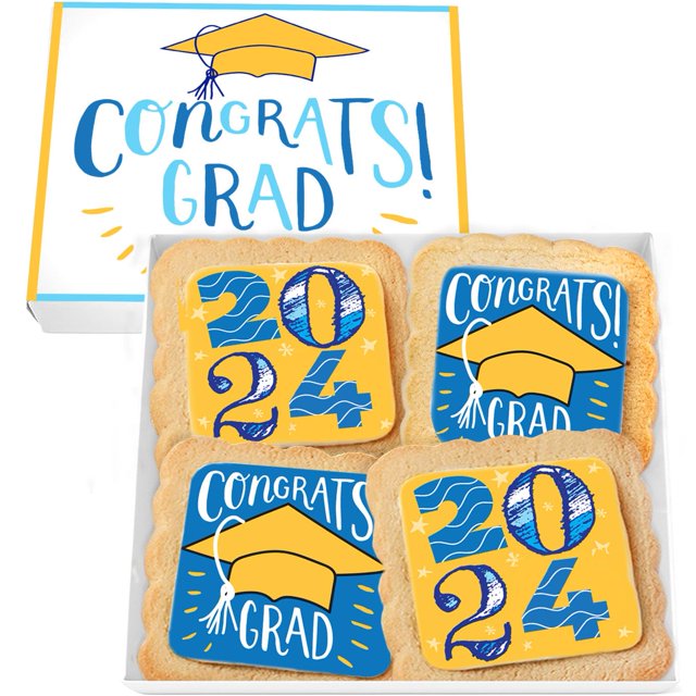 Graduation Cookies Gift Basket STF9 Box 2024 Individually Wrapped 4
