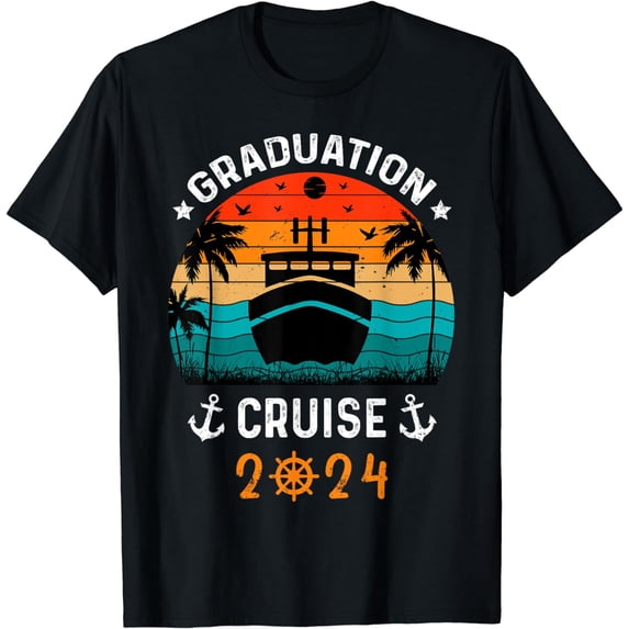 Graduation Cruise 2024 Friends Party Family Trip Matching T-Shirt