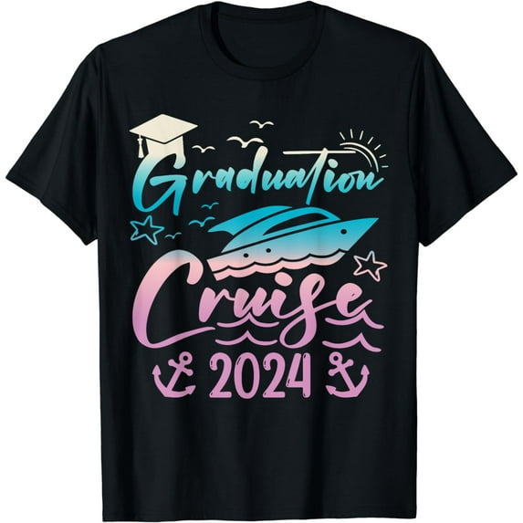 Graduation Cruise 2024 Friends Party Family Trip Matching T-Shirt