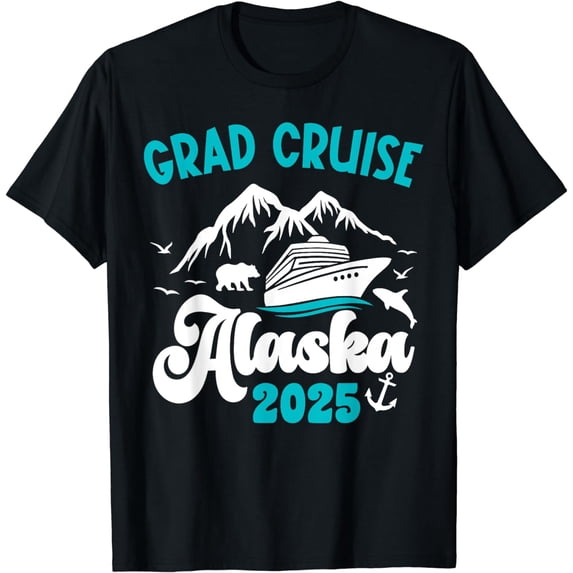 Graduation Cruise Alaska Trip Class Of 2025 Senior Summer T-Shirt