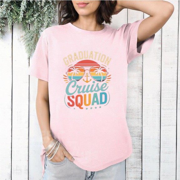 Graduation Cruise Squad 2025 Class of 2025 Matching Group T-Shirt, for men & women, up to size 5XL