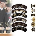 thumbnail image 1 of Graduation Cupcake Toppers Class of 2026 Grad Cake Picks Decorations with Glitter Cap Design for Party Dessert Table Favors 6 Sets,1Set/6PCS,B, 1 of 10