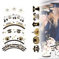 thumbnail image 1 of Graduation Cupcake Toppers Class of 2026 Grad Cake Picks Decorations with Glitter Cap Design for Party Dessert Table Favors 6 Sets,1Set/6PCS,C, 1 of 10