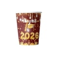 thumbnail image 1 of Graduation Cups, Gold Disposable Cups with 2026 Congrats Print, 10-Pack Fancy Disposable Cups for Graduation Party, Grad Party decor and Adult Celebration Gatherings, 1 of 7