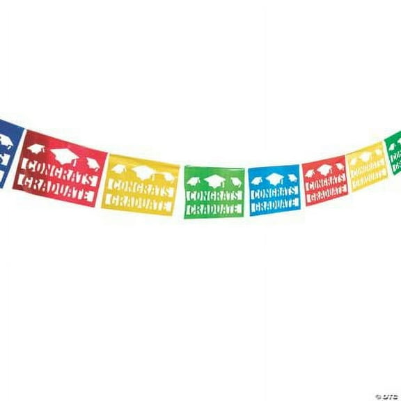 Graduation Cut Out Banner (100Ft) - Party Decor - 1 Piece