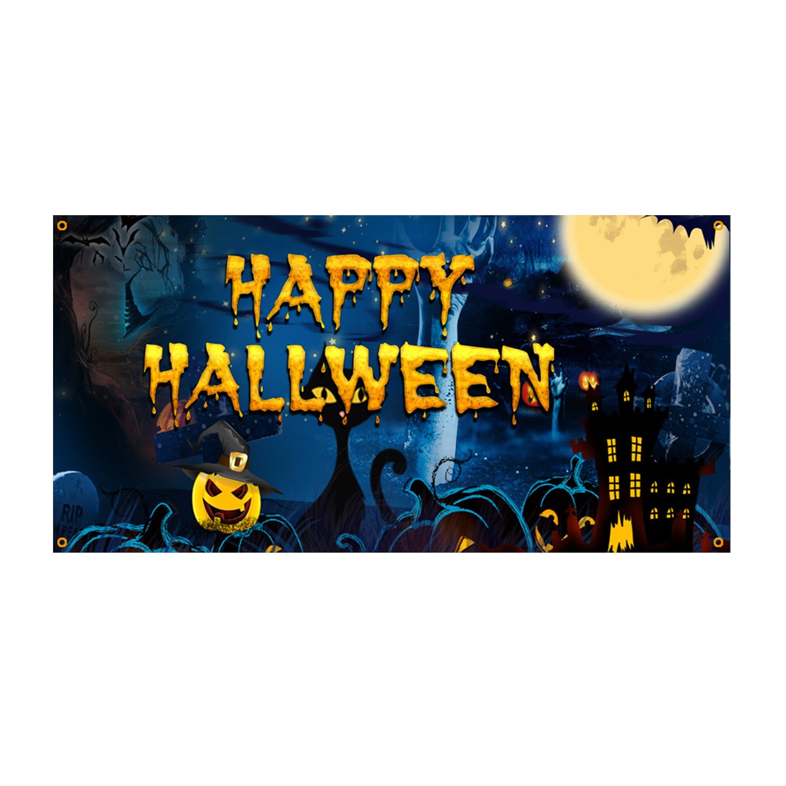 Graduation Decorations 2024 Background Banner 70 Halloween Backdrop