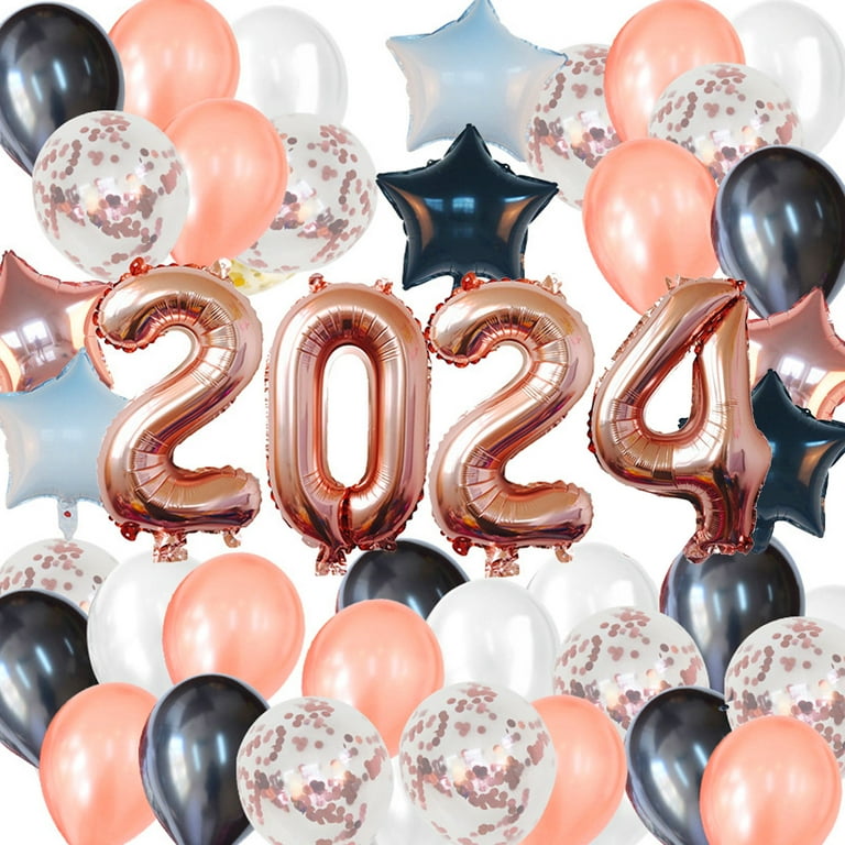 Graduation Decorations 2024, Graduation Party Supplies 2024 Balloon Set,  NYE Decorations 2024, Graduation Decor, 2024 Graduation Balloons