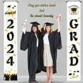 thumbnail image 1 of Graduation Decorations 2025 Clearance! Graduation Decorations 2024 Grad Banner Blue Porch Door Sign Welcome Banner for Indoor Outdoor Wall Indoor Outdoor Graduation Decorations Class of 2024, 1 of 8