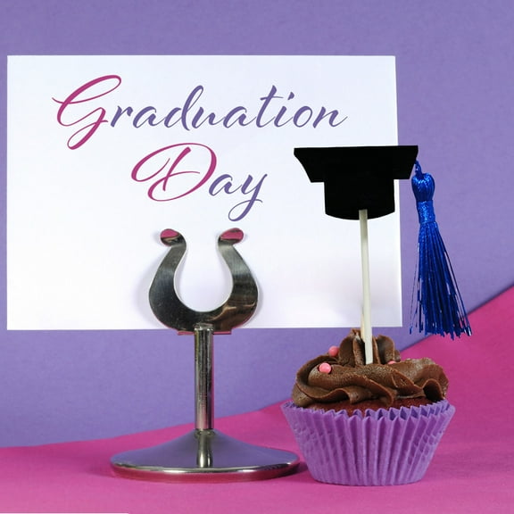 Graduation Decorations 2025 Clearance! Graduation Party Supplies Ornaments 2024 Mini Doctor Hat Band Cake Insert Card Stick Cake Top Hat