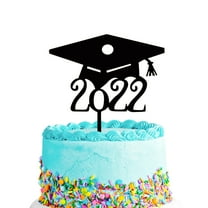 Graduation Decorations 2025 Clearance! Personalized Cake Topper Custom Congrats Graduation Hat Student Class of 2022 Double Sided Glitter Card Baby