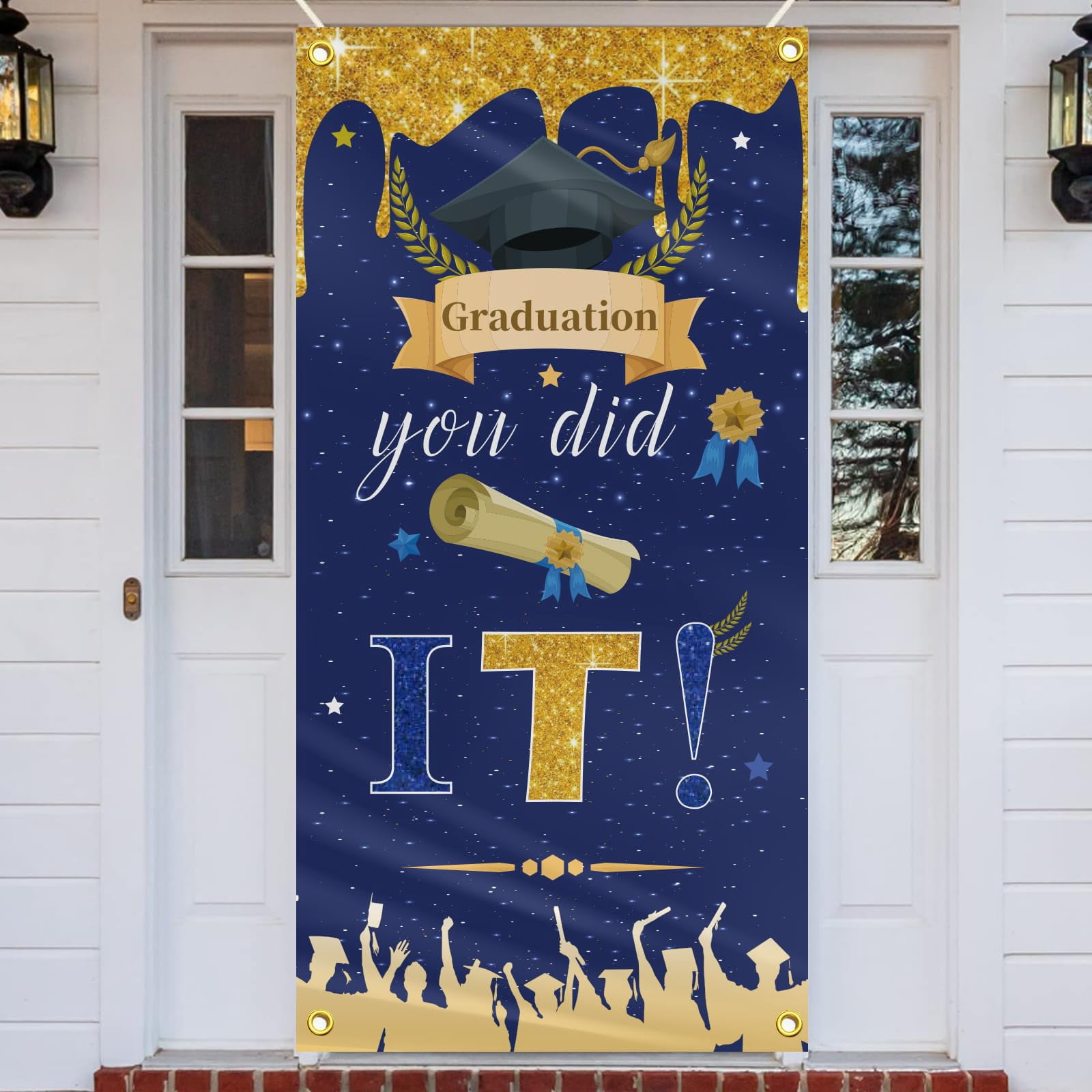 Graduation Decorations 2025 Congrats MMF7 Grad Class of 2025 Door Cover ...