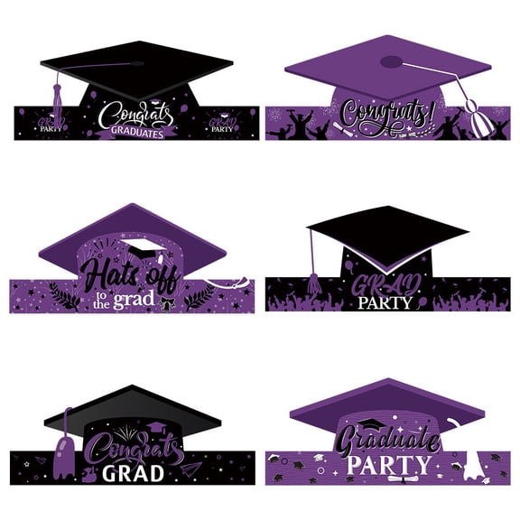Graduation Decorations 2025 Event & Party Decorations Graduation Hat Paper Cutout 2024 Graduation Party Decoration Kit Hat Diy Shape Big Head Paper Cutout With Graduation Cap Table Centerpiece F
