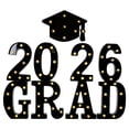 thumbnail image 1 of Graduation Decorations 2026 8 LED Long Marquee Light Up Letters 'Grad 2026' Sign For Kindergarten Preschool High School College Graduation Party Photo Backdrop Wall Decor, 1 of 4