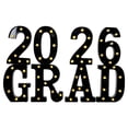 thumbnail image 1 of Graduation Decorations 2026 8 LED Long Marquee Light Up Letters 'Grad 2026' Sign For Kindergarten Preschool High School College Graduation Party Photo Backdrop Wall Decor, 1 of 4