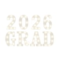 thumbnail image 1 of Graduation Decorations 2026-8 Led Long, Ngxiha Marquee Light Up Letters 'Grad 2026' - Graduation Party Decor for Graduation Party Decorations, 1 of 7