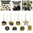 thumbnail image 1 of Graduation Decorations 2026, Class of 2026 Hanging Swirls, Congrats Grad Hanging Swirls Decorations, Graduation Party Decorations includes Glitter Congrats Grad Banner Garland, 1 of 5
