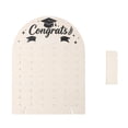 thumbnail image 1 of Graduation Decorations 2026 - Dessert Display Stand,13.7x10.2 Inch Wooden Candy Serving Board for Graduation Party, Indoor Celebration,White, 1 of 9