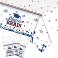 thumbnail image 1 of Graduation Decorations 2026 Graduation Tablecloth 54"x108" Class of 2026 Blue Graduation Party Decorations Plastic Table Cloth Disposable Rectangle for Home,School,Party Supplies, 1 of 2