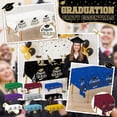 thumbnail image 1 of Graduation Decorations 2026 Tablecloth - Congrats Grad Table Cloths, Linen Rectangle Class of Table Cover for Graduation Tables Decorations Party Decor Supplies Favors, 120.1 x 59.8 Inch Black, 1 of 6