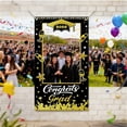 thumbnail image 1 of Graduation Decorations Class Of 2026 Graduation Party Photo Booth Prop Congrats Grad Background 2026 Gold And Black Grad Party Decor For High School College 70.9"X"39.4", 1 of 4