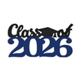 thumbnail image 1 of Graduation Decorations Class of 2026 Wooden Signs, Graduation Photo Booth Props Congrats Grad Wooden Signs for College Graduation Party Supplies, Blue, 1 of 9