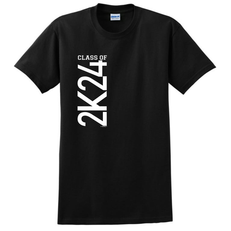 Graduation Decorations Class of 2024 2K24 Graduation Short Sleeve Unisex  T-Shirt Large Black 