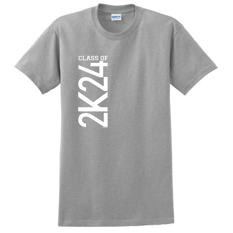 Graduation Decorations Class of 2024 2K24 Graduation Short Sleeve Unisex  T-Shirt Large Sport Grey 