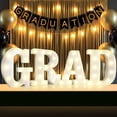 thumbnail image 1 of Graduation Decorations GRAD 2026 LED Light Up Letters Sign, Battery Operated Marquee Letter Lights for Class of 2026 Graduation Decorations, High School Senior & College Graduation Party Decor, 1 of 6