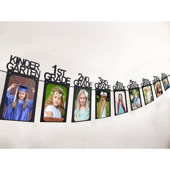 Graduation Diploma Display Banner - K-12 Photo Backdrop for High School Graduates