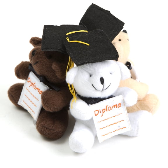 Graduation Diploma Pocket Bears - Party Favors - 12 Pieces