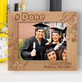 thumbnail image 1 of Graduation Done Personalized Wooden Frame-10" x 8" Brown Horizontal, 1 of 1
