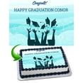 thumbnail image 1 of Graduation Edible Cake Image Topper Personalized Picture 1/4 Sheet (8"x10.5"), 1 of 2