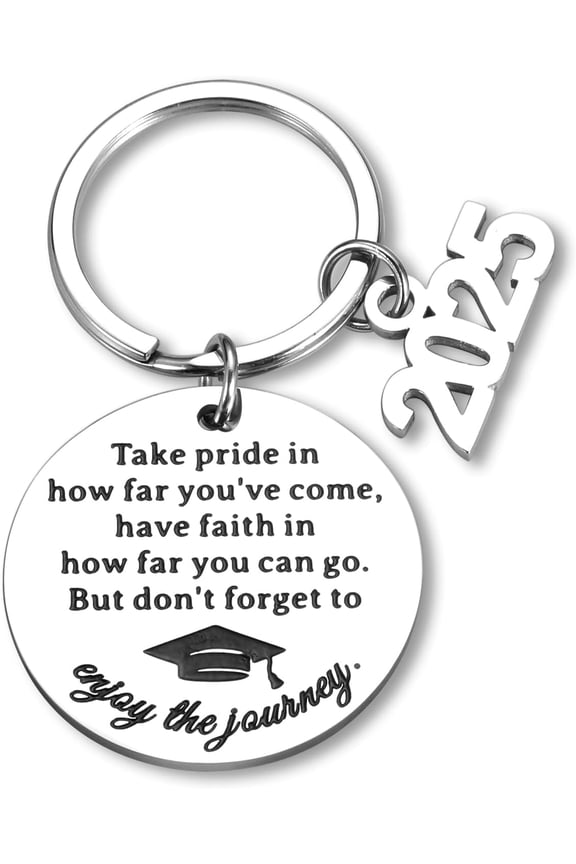 Graduation Gift for Her Him Class of 2025 College High School Doctorate Masters Graduate Keychain Inspirational Nurse Nursing Medicine Senior Graduation Gift for Sons Daughters Teenage Boys Girls
