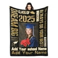 thumbnail image 1 of Graduation Gift Custom Graduation Blanket with Photo Text Class of 2025 Graduate Personalized Name Picture Blankets Throw Blankets Grad Gifts for Seniors College Students, 1 of 9