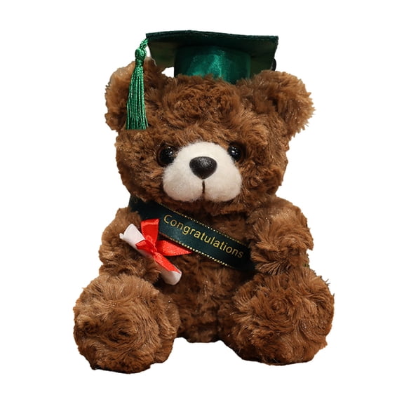 Graduation Gift Graduation Hat Doll 7.1 Inches Plush Stuffed Animal Graduation Season Souvenir Celebration Home Decoration Graduation Keepsake Plush Ornament