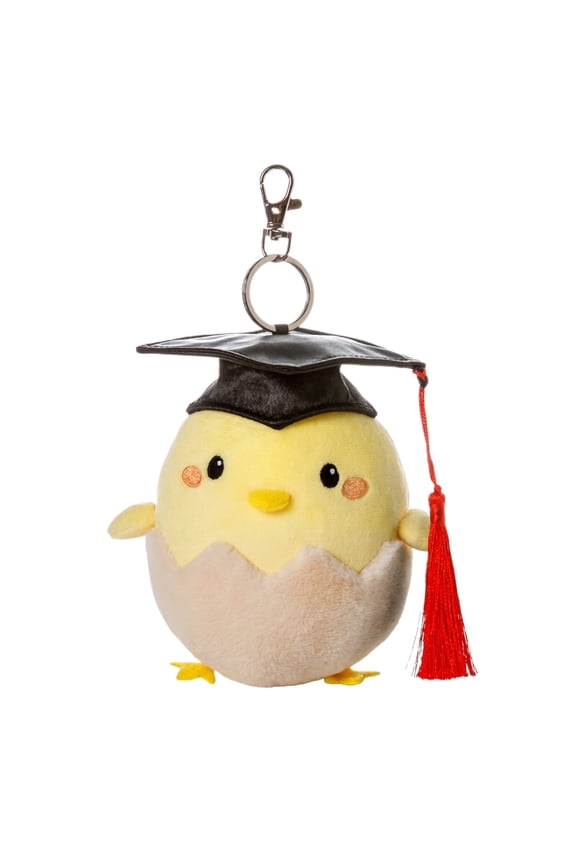 Graduation Gift Stuffed Chick Stuffed Animal Plush with Graduation Tassel Graduation Hat Decoration Stuffed Animal Keychain Gold Keychain Clip Key Ring Carabiner