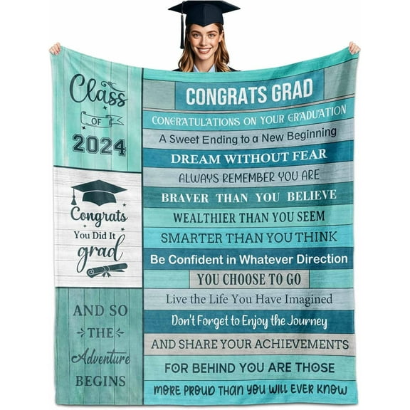 Graduation Gifts 2024, College Graduation Gifts for Women, Graduation Blanket, Graduation Gift for Her Him, Graduation Stole Class of 2024 Gifts, Graducation Gifts for Girls Boys