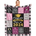 thumbnail image 1 of Graduation Gifts, 2024 Graduation Gifts for Her, College/High School Graduation Gifts for Women/Girls, Graduation Gift, Masters Degree/Phd Graduation Gifts, Graduate Gifts Blanket 50"X60", 1 of 6